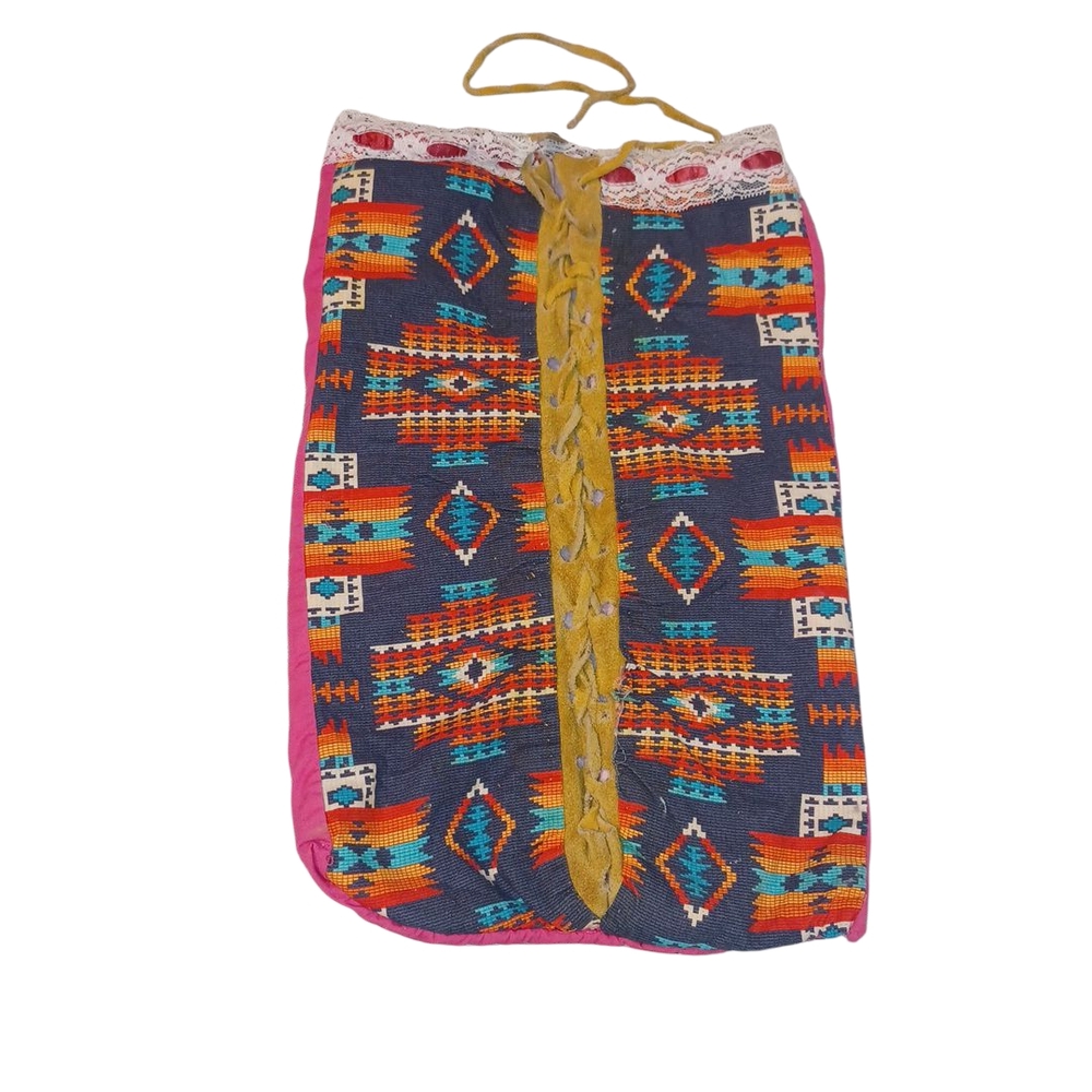 Indigenous Hand Made Bunting Bag /Cradle Pouch 6837